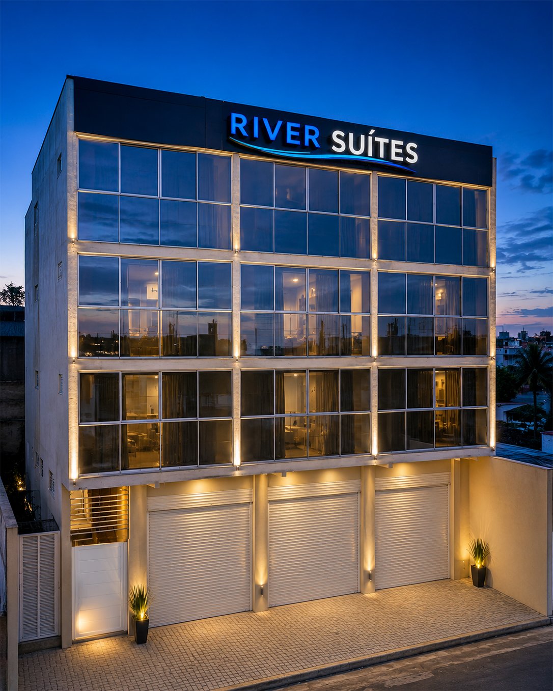 Fachada River Su&iacute;tes Hotel